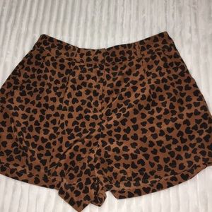 Cheetah Print Shorts